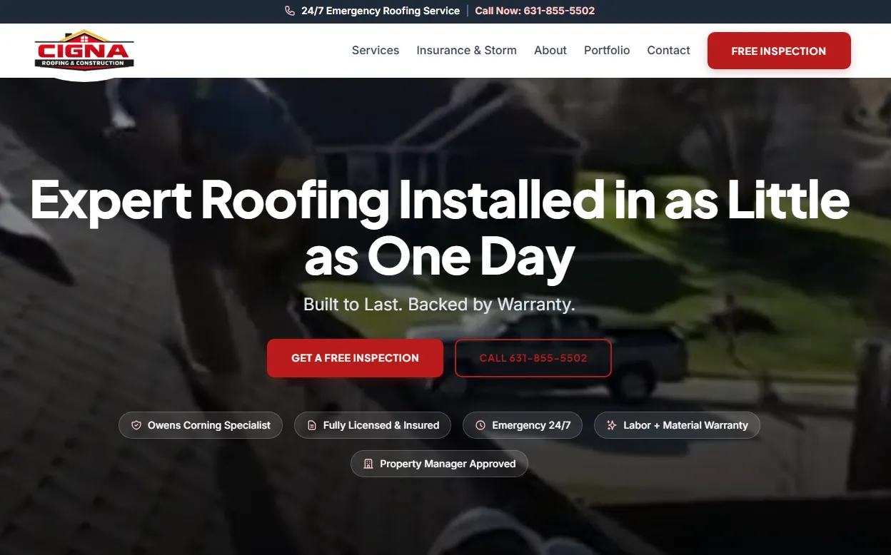 Cigna Roofing & Construction preview