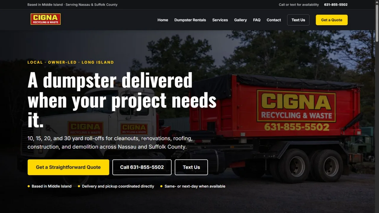 Cigna Dumpsters preview